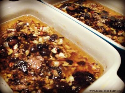 Pour Fat Over Homemade Suet Blocks For Chickens